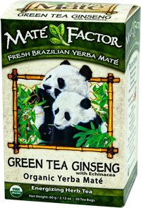 Green Tea Ginseng with Echinacea — Økologisk yerba maté (Wholesale)