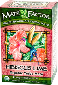Hibiscus Lime — Økologisk yerba maté (Wholesale)